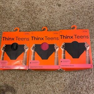 Thinx Black and Pink Briefs